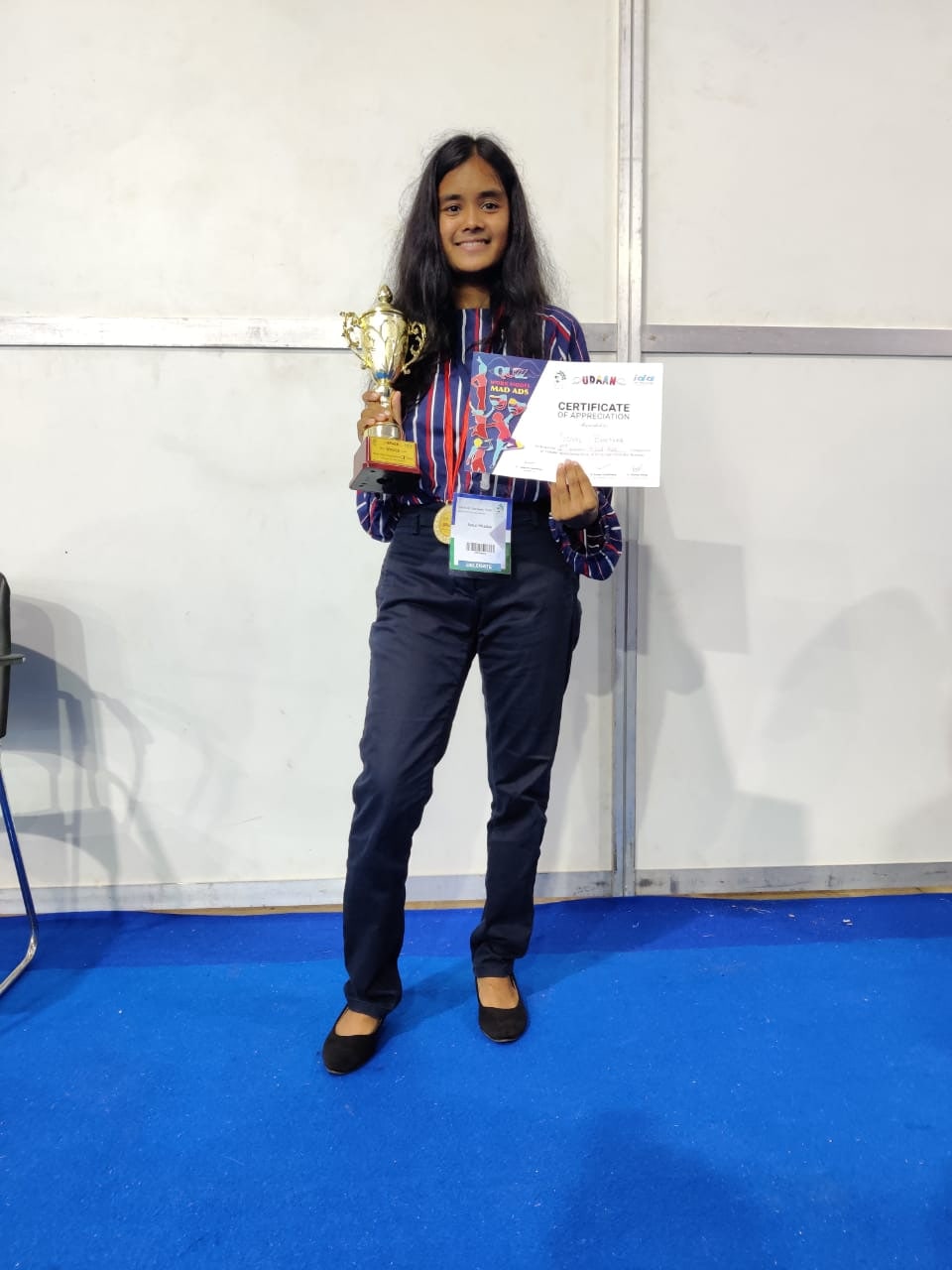 Sonal Bhatkar : 3RD PRIZE WON IN MAD ADS COMPITITION AT 'UDAAN'